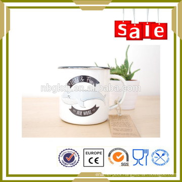 enamel drinkware vibrator masturbation cup with SS rim